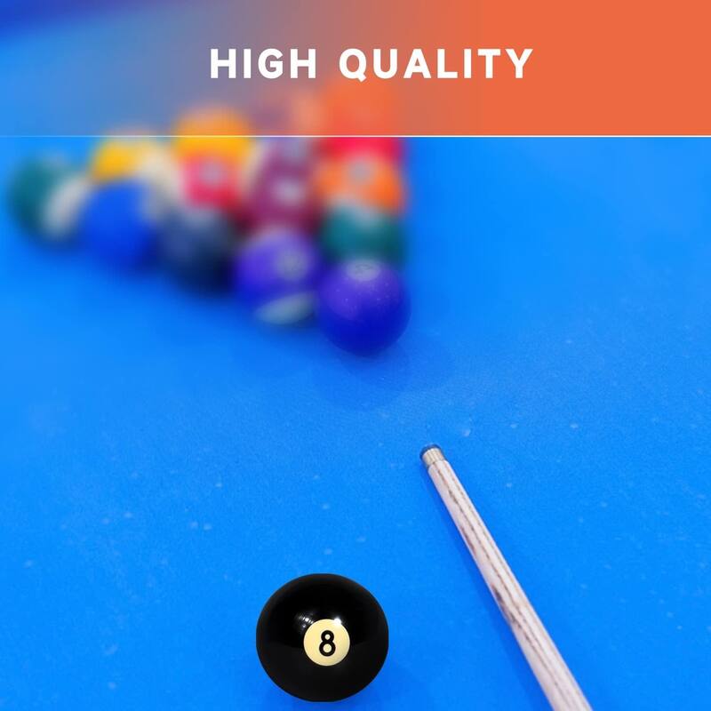 GSE™ 2-1/4" Regulation Size Billiard #8 Pool Ball. Replacement Eight Ball for Billiard Pool Tables