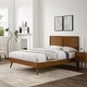 preview thumbnail 11 of 24, Marlee Full Wood Platform Bed With Splayed Legs Full - Walnut