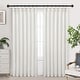 preview thumbnail 51 of 58, DriftAway Pinch Pleat Linen Textured Semi Sheer Solid Curtains Back Tabs