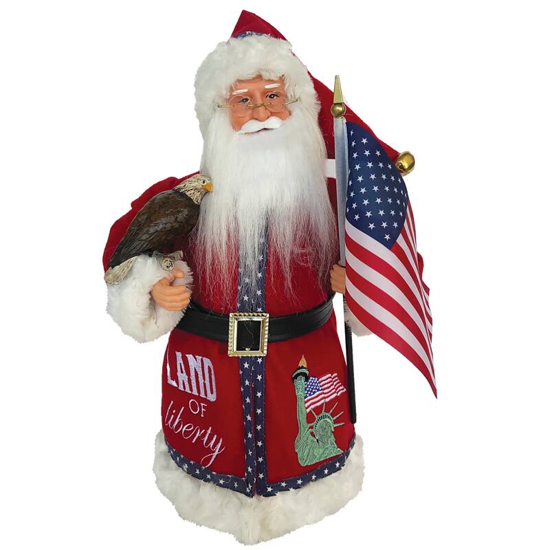 15" Land of Liberty Santa