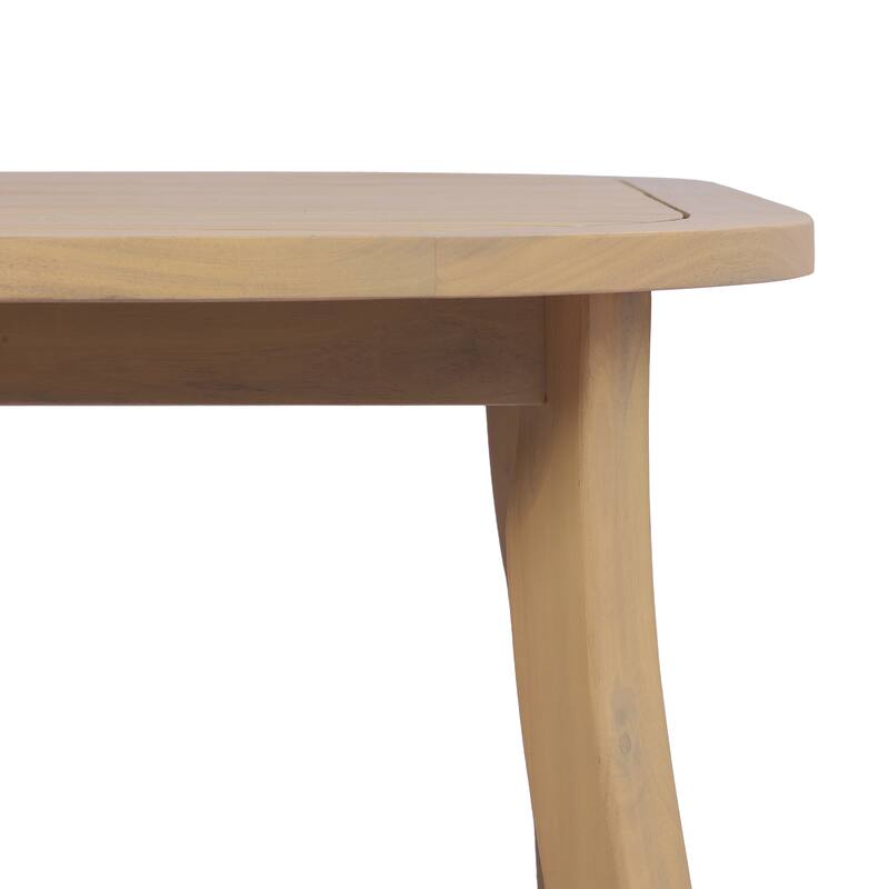 Christopher Knight Home - Cascade 70" Outdoor Acacia Wood Oval Dining Table, for 4-6 Person Seating