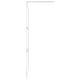 preview thumbnail 48 of 71, vidaXL Walk-in Shower Wall multi size Half Frosted ESG Glass Black