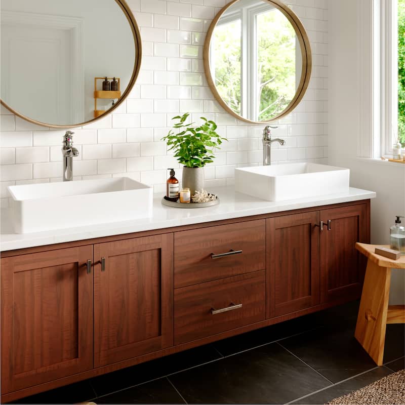 Karran Dartford Single Hole Single Handle Vessel Bathroom Faucet with Matching Pop-up Drain