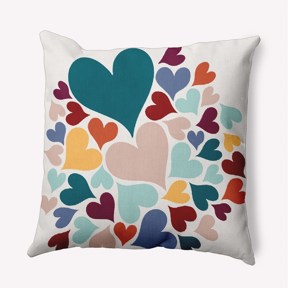 Hearts All Around Valentine's Day Decorative Indoor Pillow