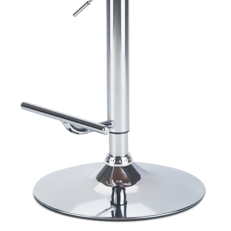 WYNDENHALL Avondale Mid Century Modern Bentwood Adjustable Swivel Bar Stool - 20.9 W x 20.5 D x 45.3 H