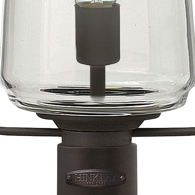 Hinkley Lighting Belden Place 1 Light 22" Tall Post Light with Clear