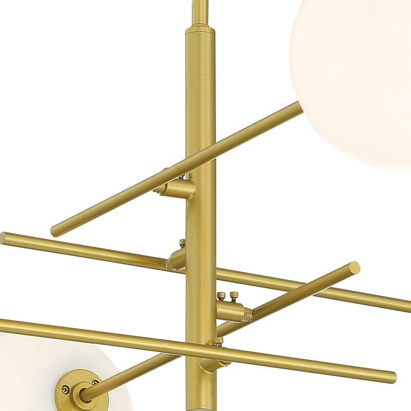 Caucy 4-Light Sputnik Modern Chandelier-UL - 32 inches