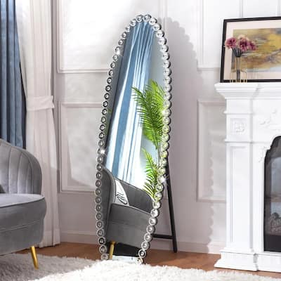 Crystal Full Length Mirror with Stand