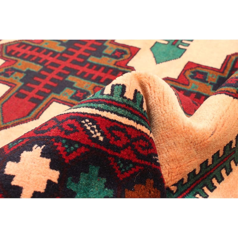 ECARPETGALLERY Hand-knotted Teimani Beige Wool Rug - 2'11 x 4'10