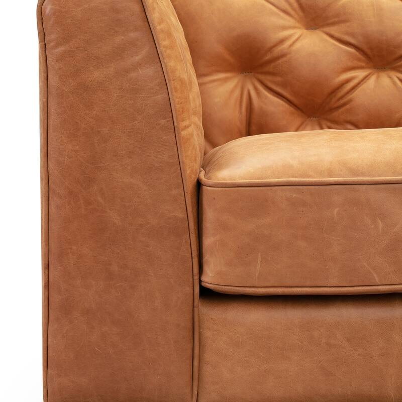 Poly & Bark Essex Lounge Chair (Set of 2) - Genuine Italian Leather