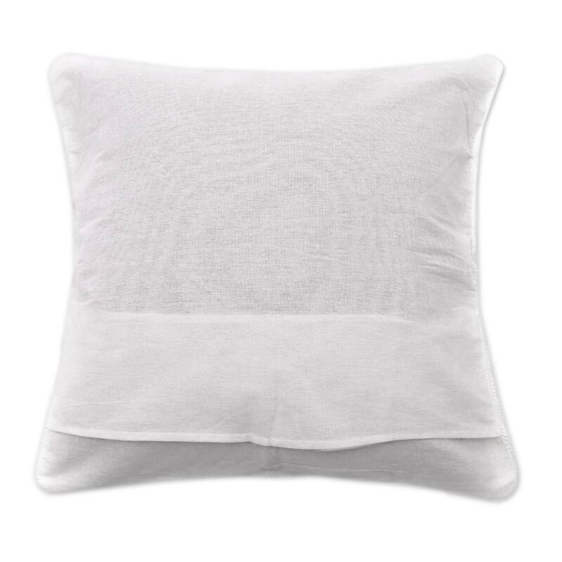 Novica Handmade Center Of Attention Cotton Cushion Cover