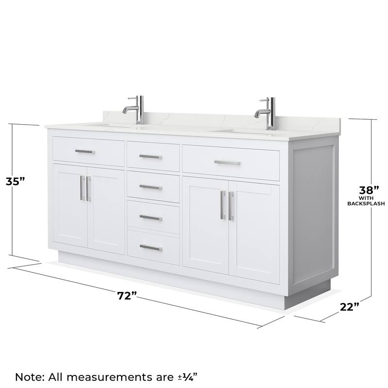 Wyndham Collection WCG262672D-QTZ-UNSMXX Beckett TK 72" Free Standing