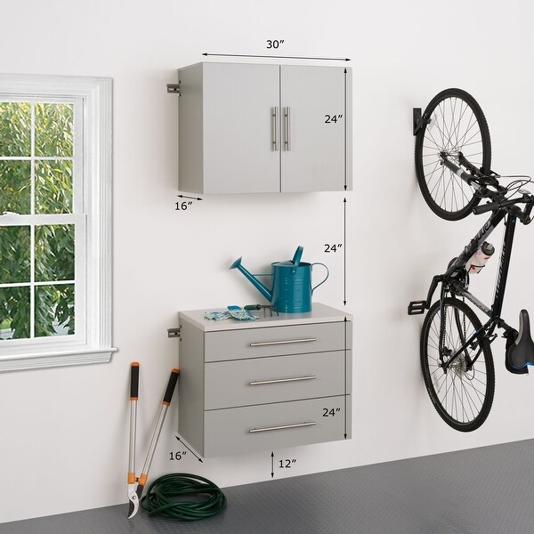 Prepac HangUps 30" Storage Cabinet Set A - 2pc. Opens flyout.