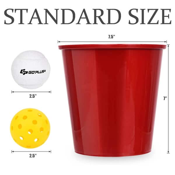 Costway Yard Pong Giant Pong Game Set Carry Bag Outdoor Backyard Game - See Details
