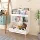 preview thumbnail 7 of 14, Toy Storage Organizer, Kids Bookshelf and Toy Storage with Legs, Multifunctional Storage Organizer, Children Bookcase