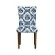 preview thumbnail 8 of 74, HomePop Classic Parsons Medallion Dining Chair (Set of 2) Blue Ikat Medallion