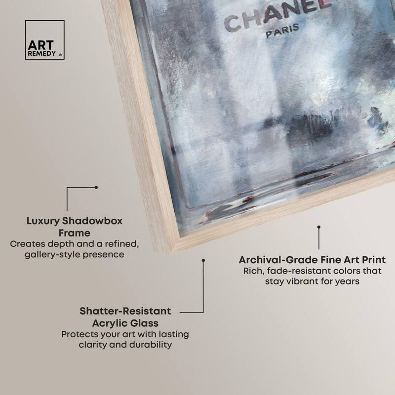Doll Memories - Grey Perfume Shadowbox by Art Remedy