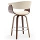 preview thumbnail 20 of 186, 26"/29" Faux Leather Swivel Bar Stools, Wood Counter Stool