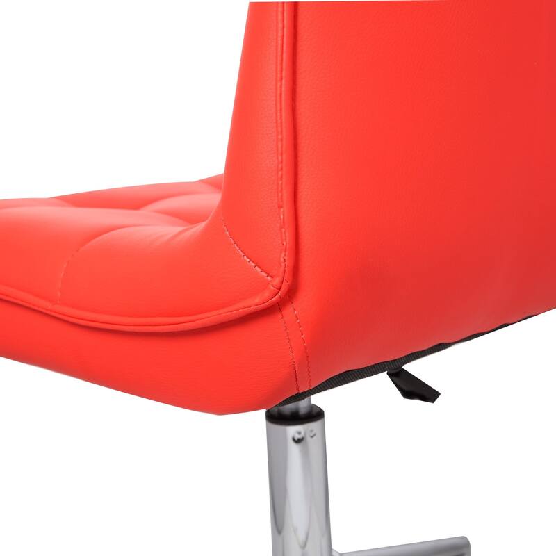Porthos Home Leona Adjustable Steel and Faux Leather Office Chair