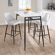 preview thumbnail 35 of 62, Silver Orchid Naldi Contemporary Black Counter Stool (Set of 2) - N/A