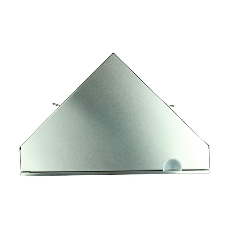 Corner Medicine Cabinet 23.62" x 11.87" Stainless Steel with Mirror Hardware Opens Left to Right (Set of 2) Renovators Supply