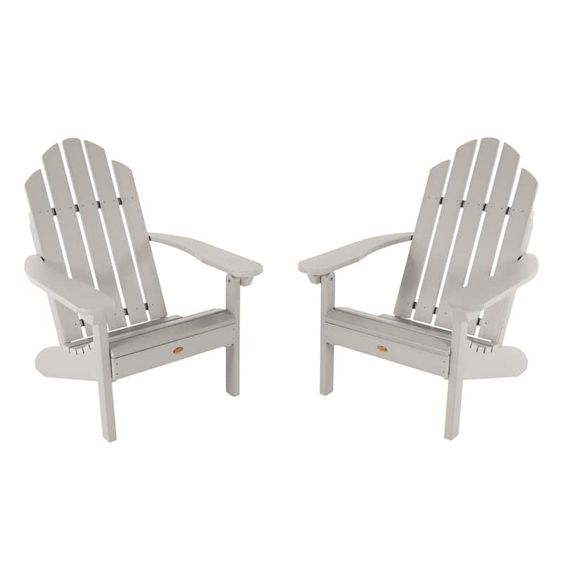 Set of 2 Highwood Classic Westport Adirondack Chairs - Woodland Brown