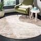 preview thumbnail 1 of 26, SAFAVIEH Spirit Caris Modern Abstract Rug 3' Round - Taupe/Ivory - Round