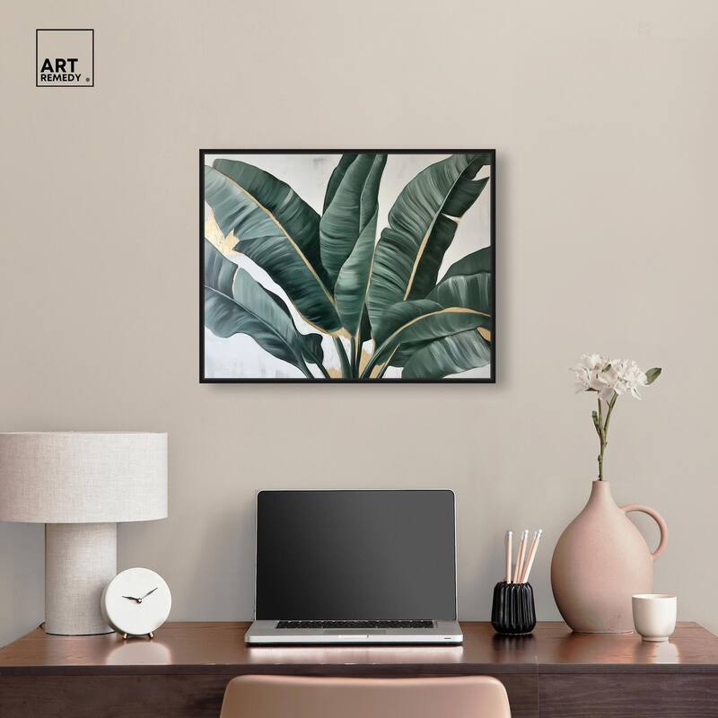 Jungle Jewel Jade II Canvas by Art Remedy