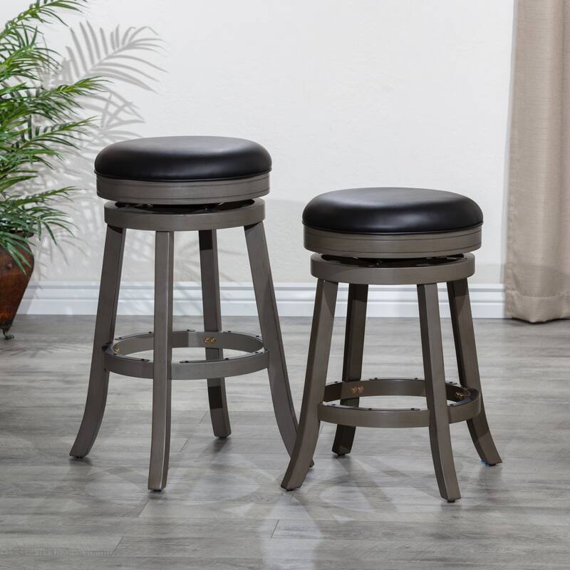 DTY Indoor Living Creede Backless Swivel Stool