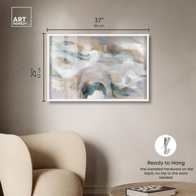 Whispering Colors IV Shadowbox by Art Remedy