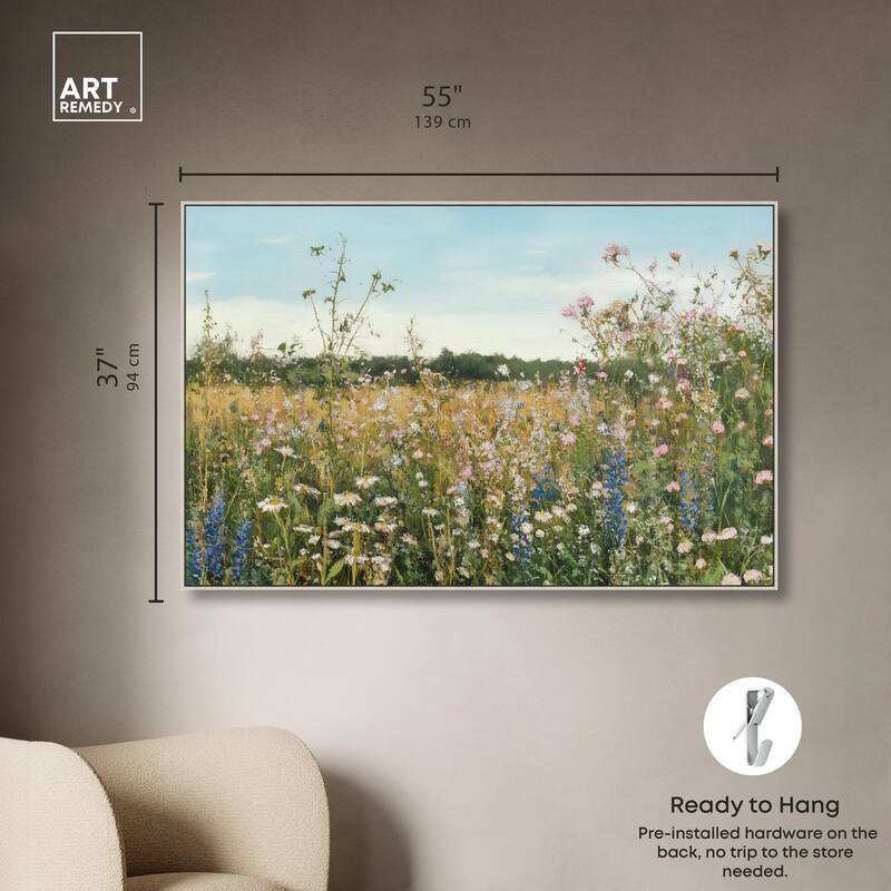 Glimmering Glade Garden II Canvas by Art Remedy