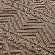 preview thumbnail 5 of 5, LOOM & LUXE Collection Mocha/Geometric Indoor/Outdoor Area Rug