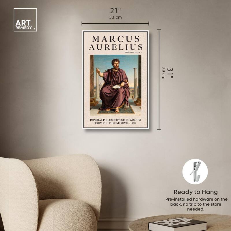 Emperor in Thought Canvas by Art Remedy