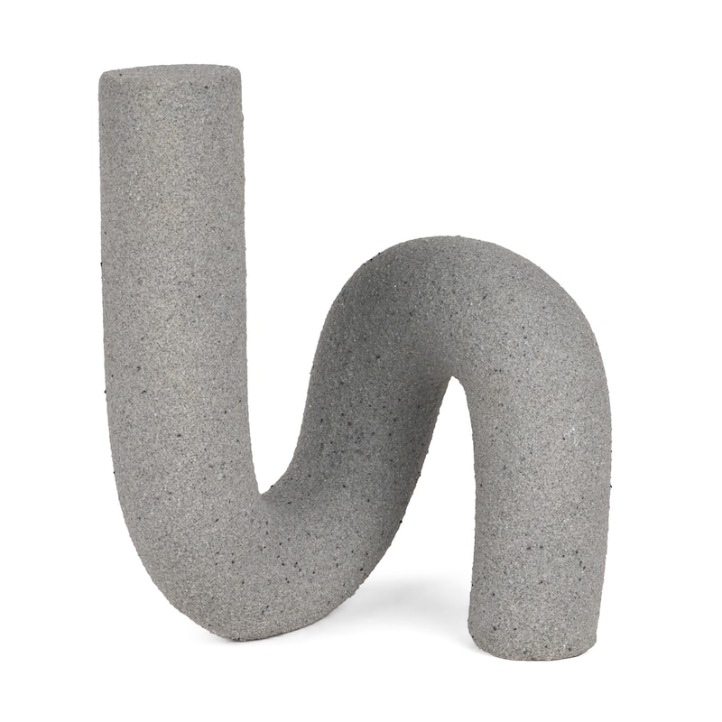 Kailyn Resin Textured Concrete Gray / Sandstone Decorative Object - 7.0L x 6.0W x 9.5H - Grey