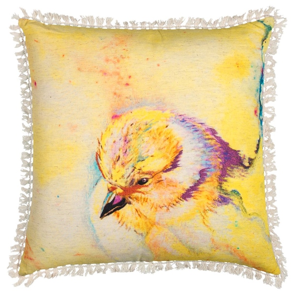 Yellow decorative pillows for bed hot sale