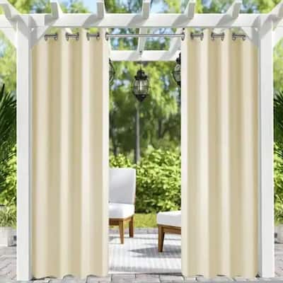 Pro Space in Patio Outdoor Waterproof UV Protection Curtain 4Panel - 50"x96