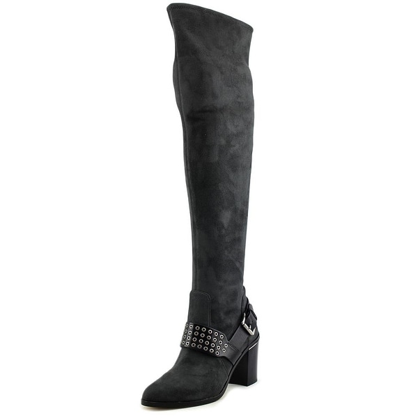 michael kors over the knee boots suede
