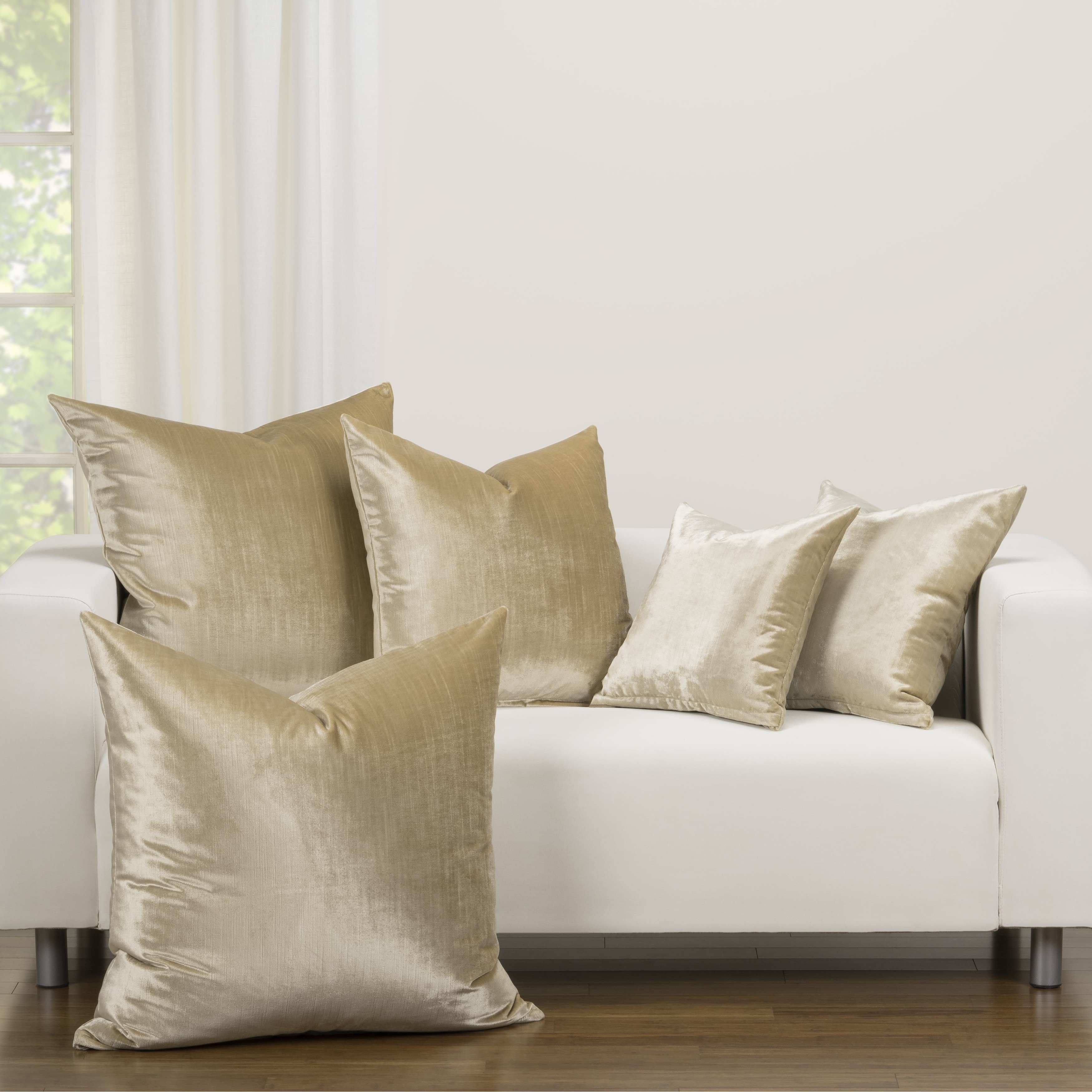 F Scott Fitzgerald 'Golden Hours' Washable Velvet Throw Pillow