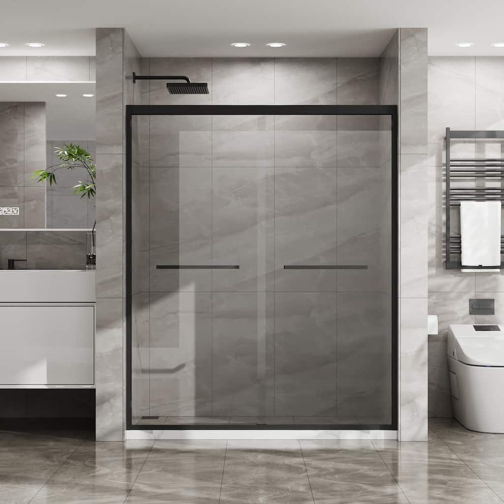 Double Sliding Glass Shower Door
