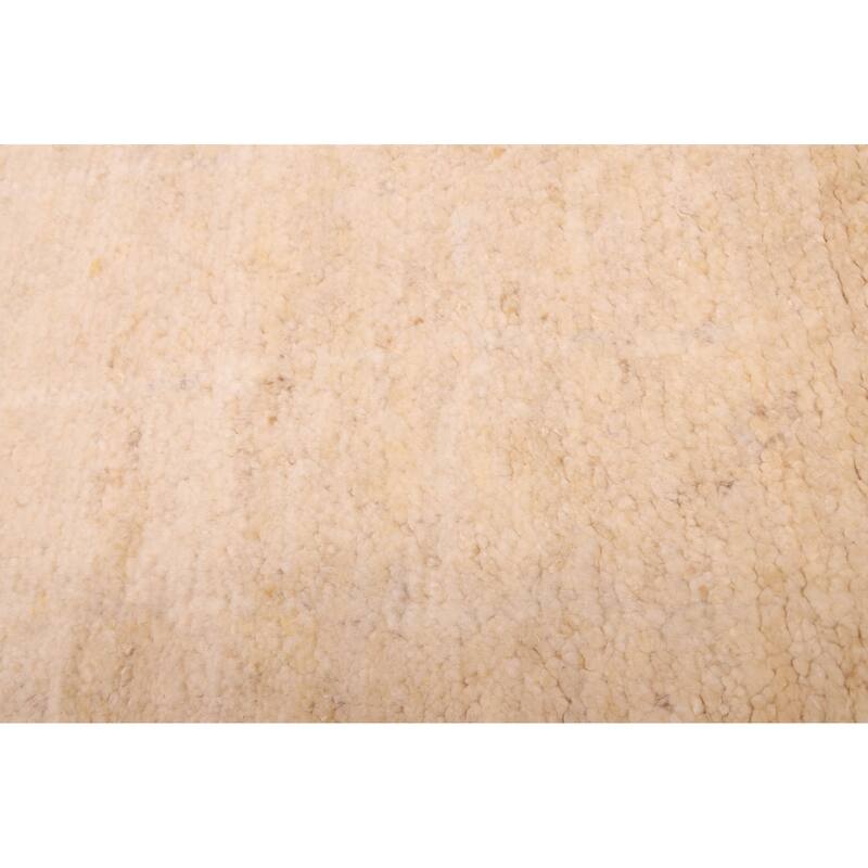 ECARPETGALLERY Hand-knotted Looma Cream Wool Rug - 8'3 x 9'7