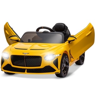 12V Kids Ride On Car, Licensed Bentley Bacalar Electric Car with Remote Control