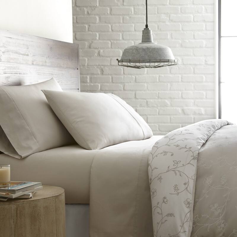 Luxury Sweetbrier Extra Deep Pocket 4-piece Cotton Bed Sheet Set