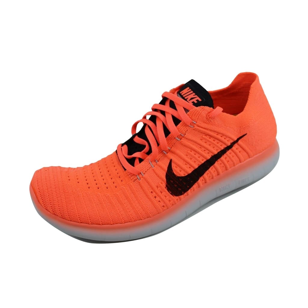 nike free rn flyknit orange