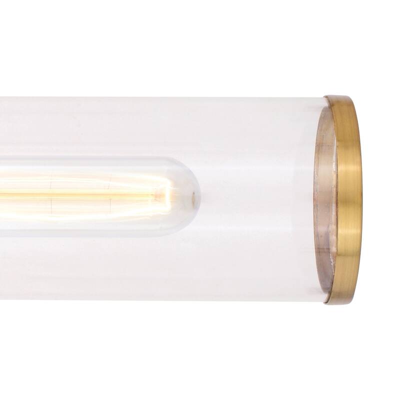 Bellevue 2 Light 19" Wide Bathroom Vanity Light with Clear Glass