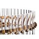 Casandra 4-light Brushed Brass Pendant Crystal Chandelier - Thumbnail 4