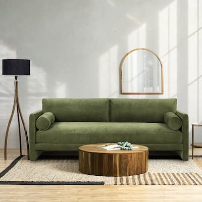 Poly & Bark Lea 90" Sofa - Includes 2 Bloster Pillows and Removable Cushion Covers