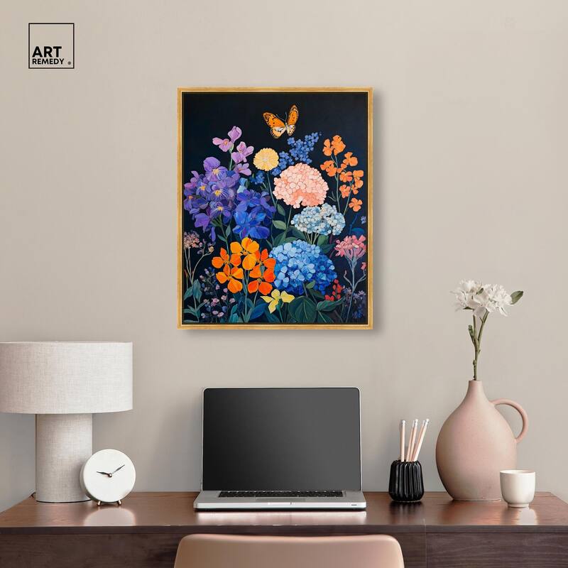 Twilight Blossoms I Canvas by Art Remedy