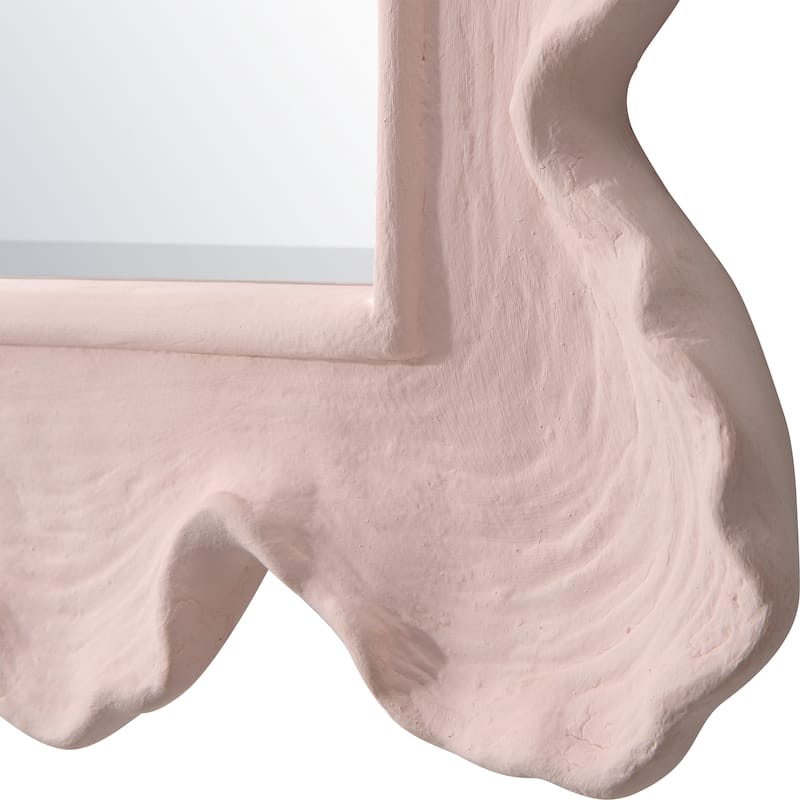 Uttermost Sea Coral Pink Mirror - 27.13"W x 34.25"H x 2.5"D