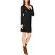 preview thumbnail 12 of 10, Michael Kors Womens Ribbed Lace Up Sweater Dress