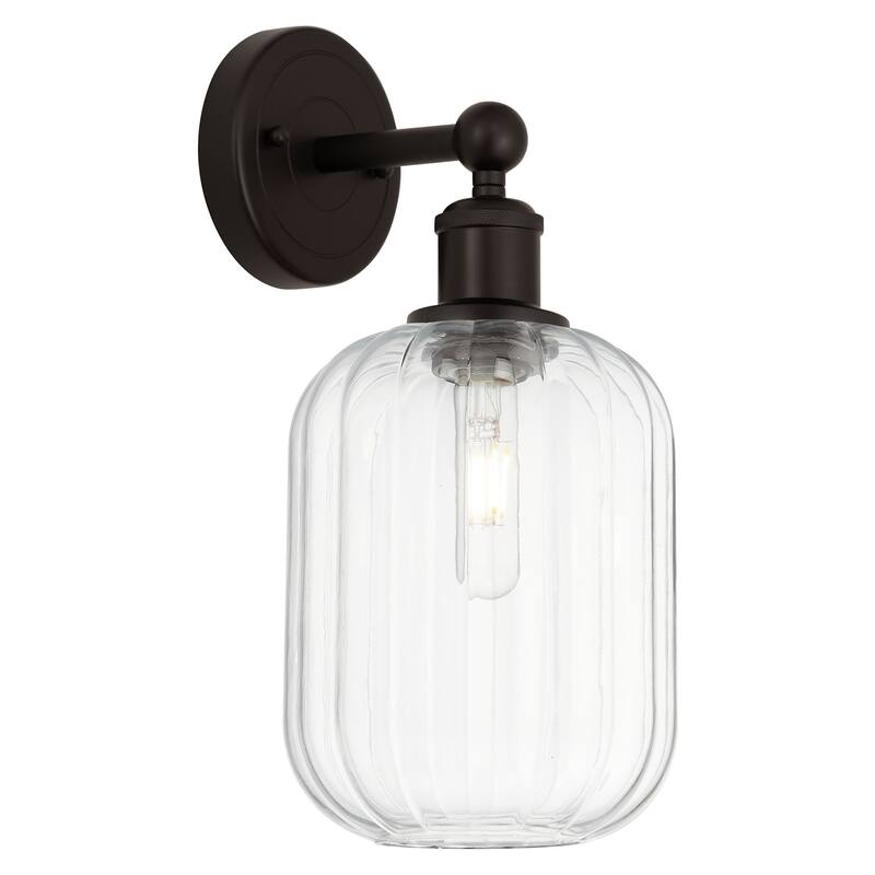 Innovations Lighting 616-1W-14-7 Preston Sconce Preston 14" Tall Wall - Oil Rubbed Bronze / Clear